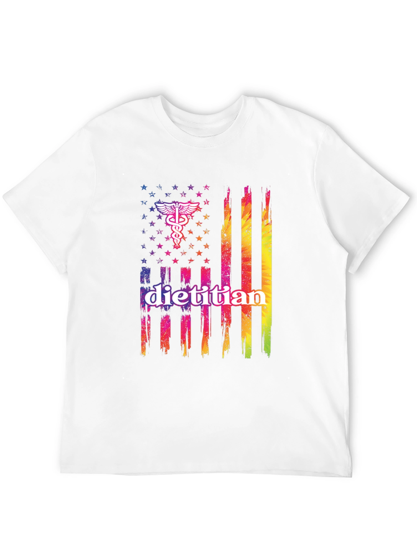 Dietitian American Flag Graphic Tee
