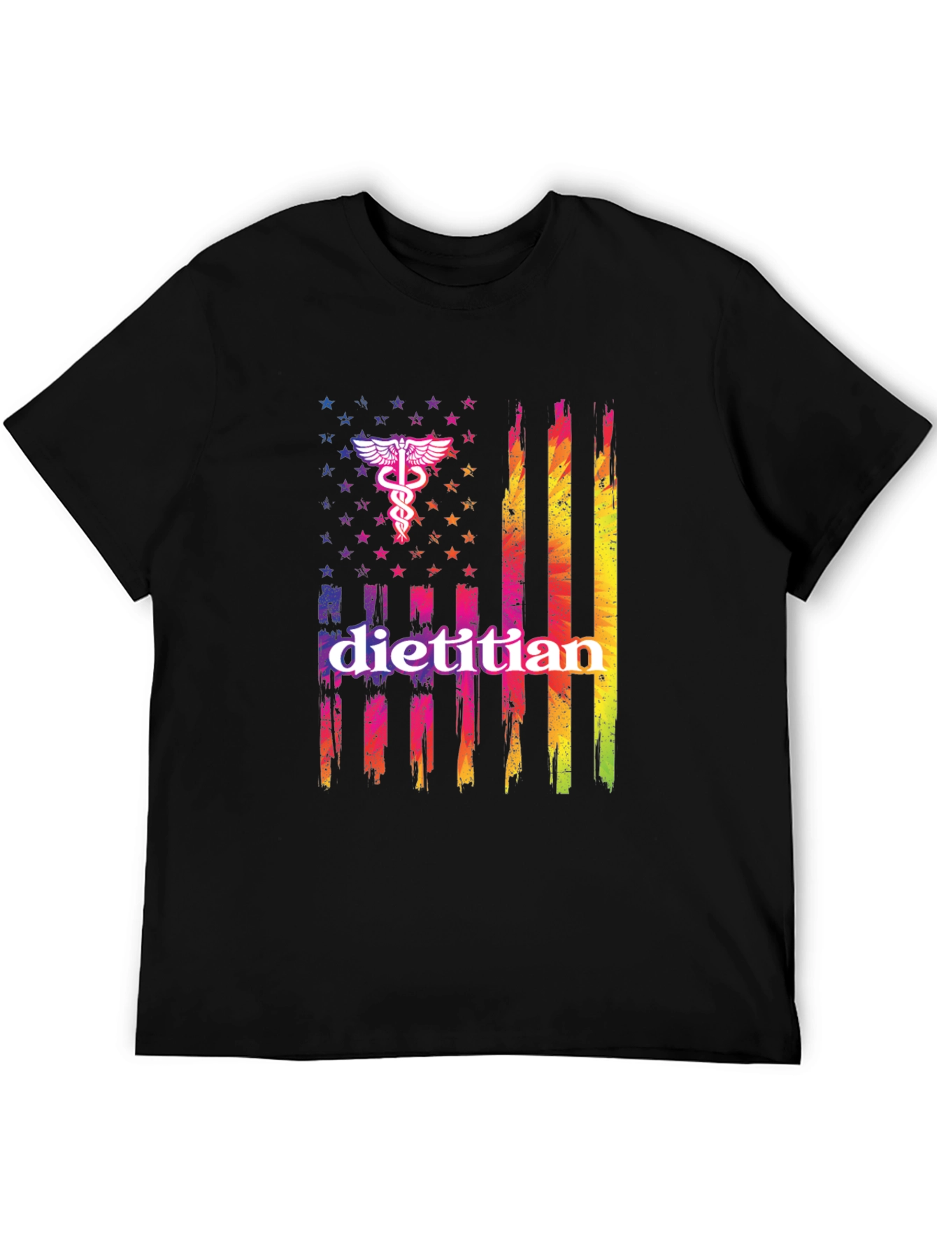 Dietitian American Flag Graphic Tee