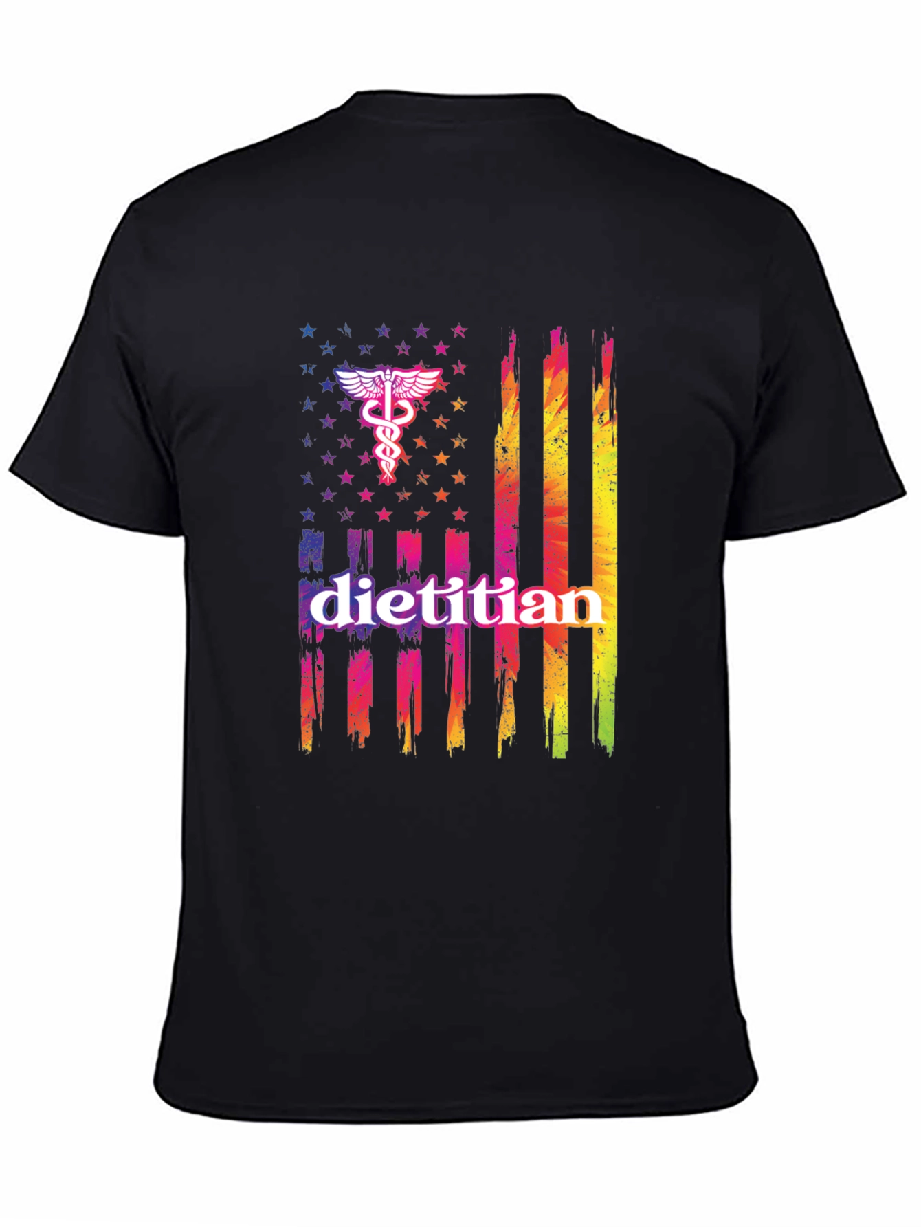 Dietitian American Flag Graphic Tee