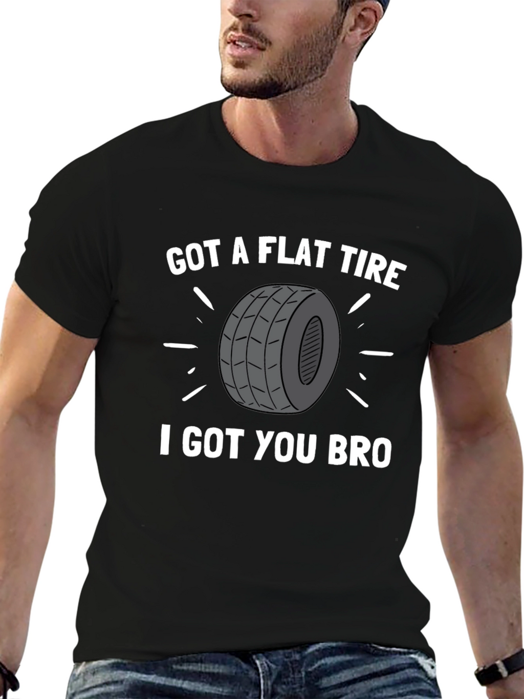 Got a Flat Tire Bro T-Shirt