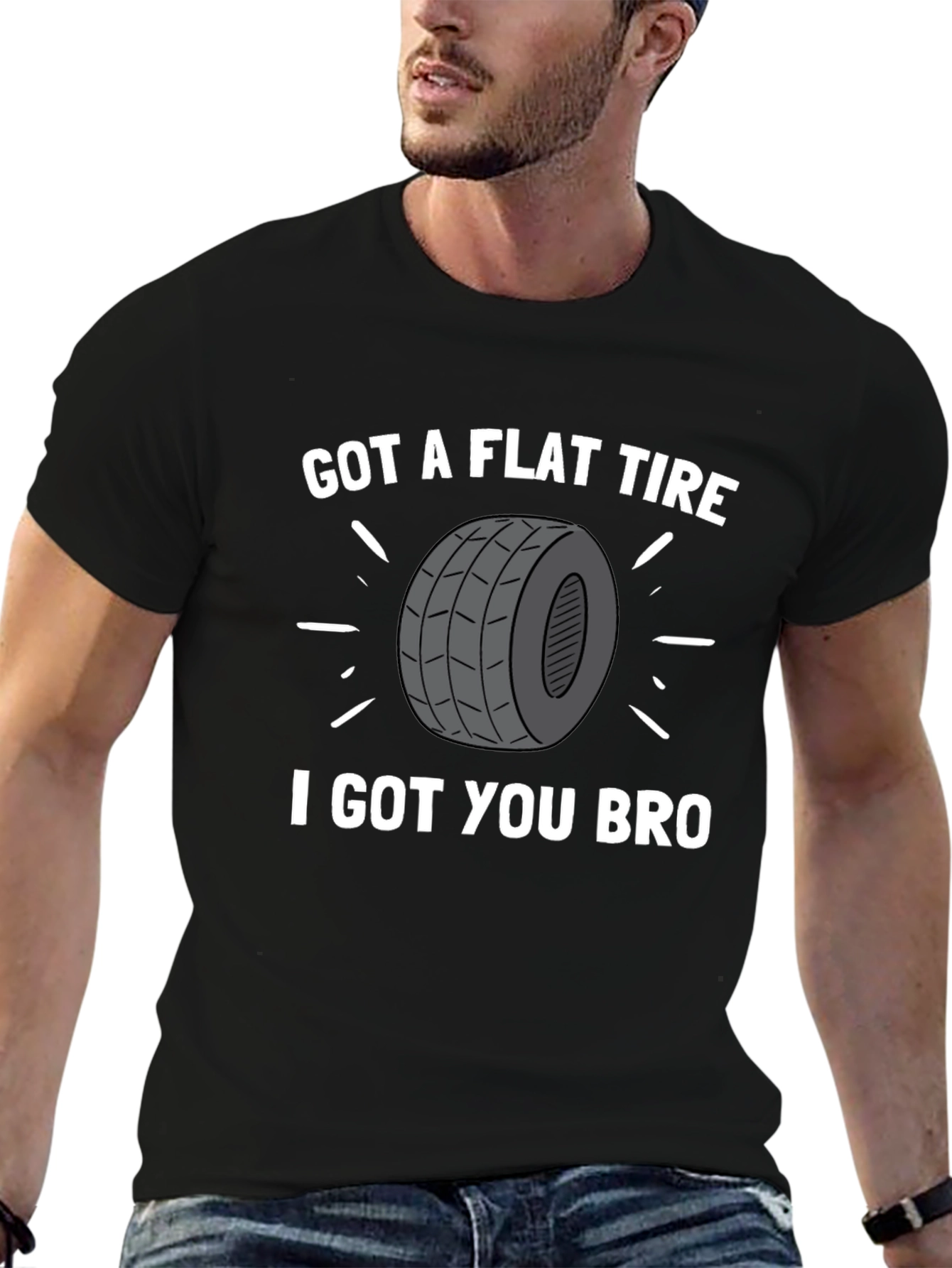 Got a Flat Tire Bro T-Shirt