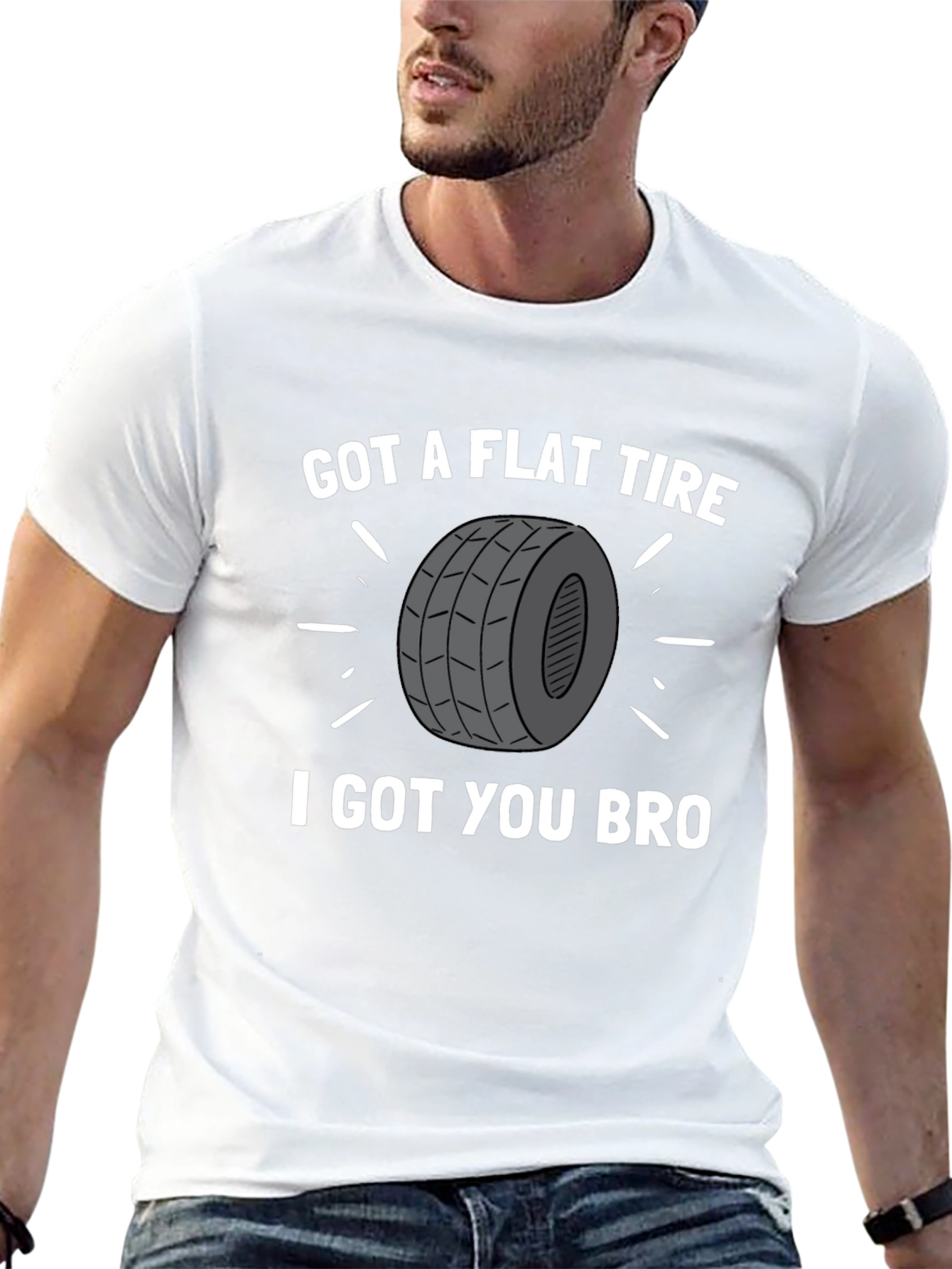 Got a Flat Tire Bro T-Shirt