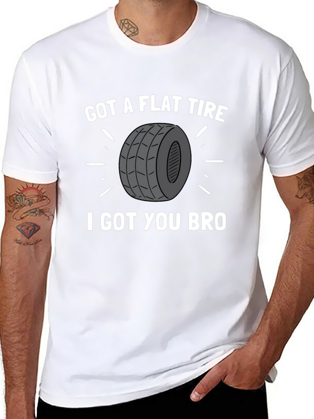 Got a Flat Tire Bro T-Shirt