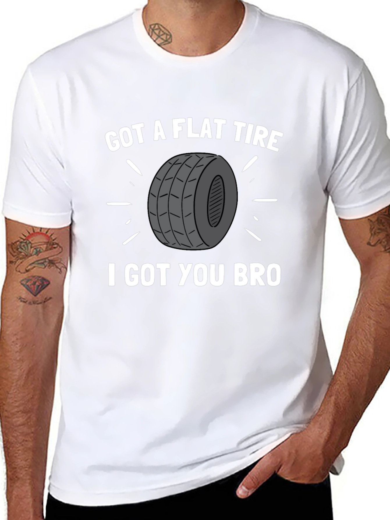 Got a Flat Tire Bro T-Shirt