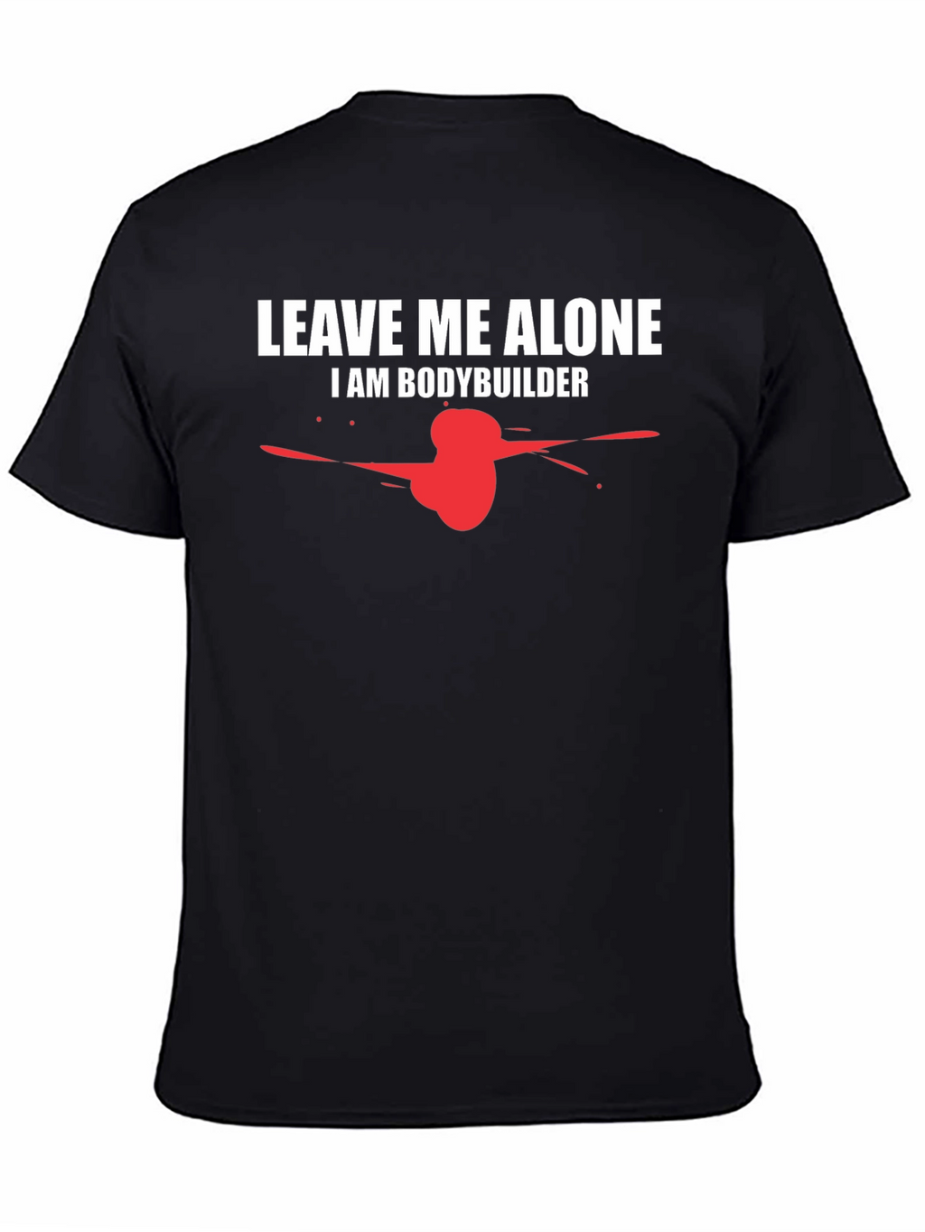 Leave Me Alone Bodybuilder Graphic Tee