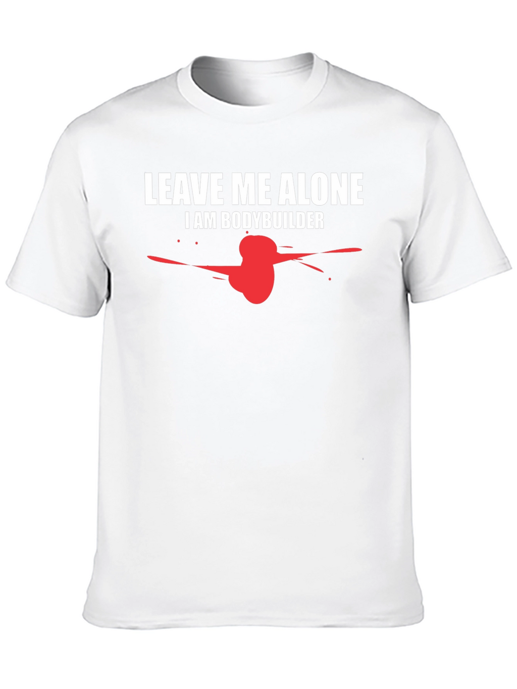 Leave Me Alone Bodybuilder Graphic Tee