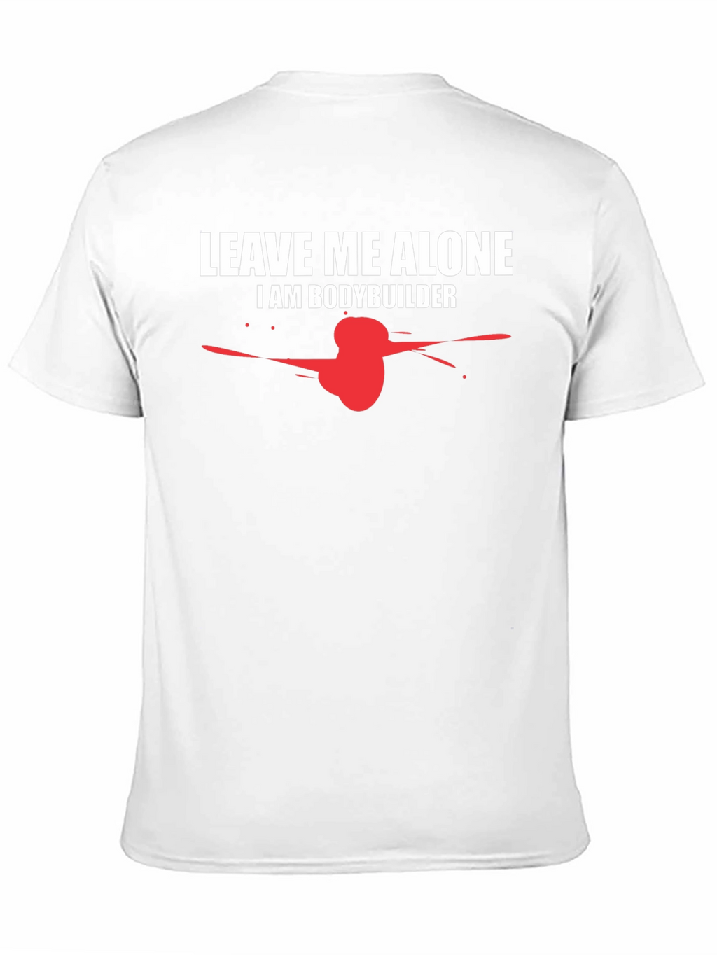 Leave Me Alone Bodybuilder Graphic Tee