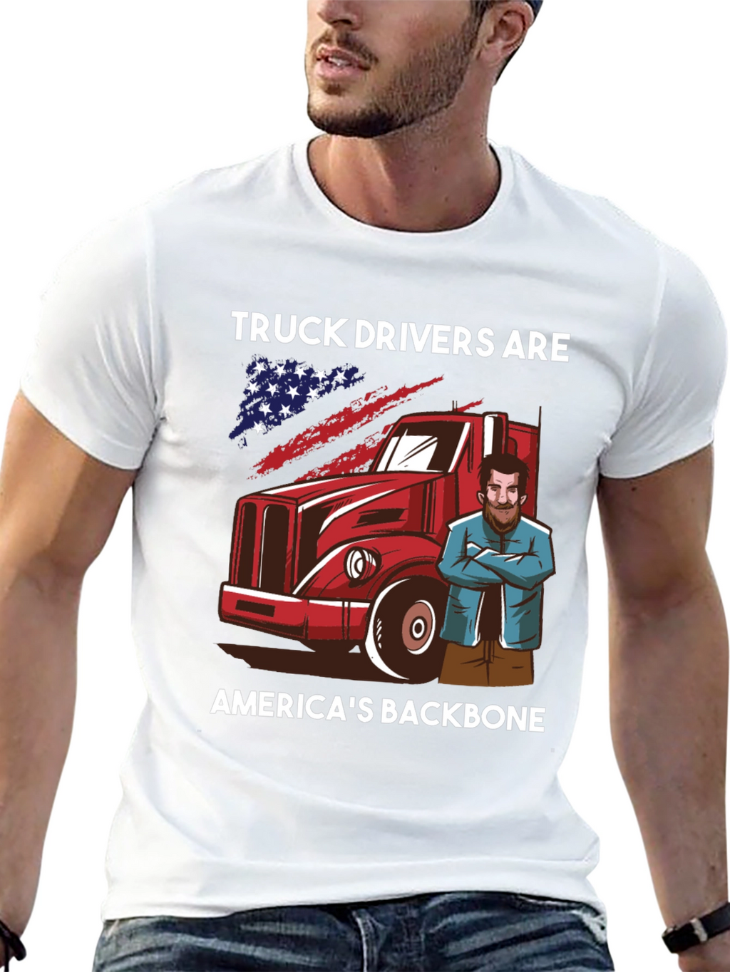 Truck Drivers: Americas Backbone T-Shirt