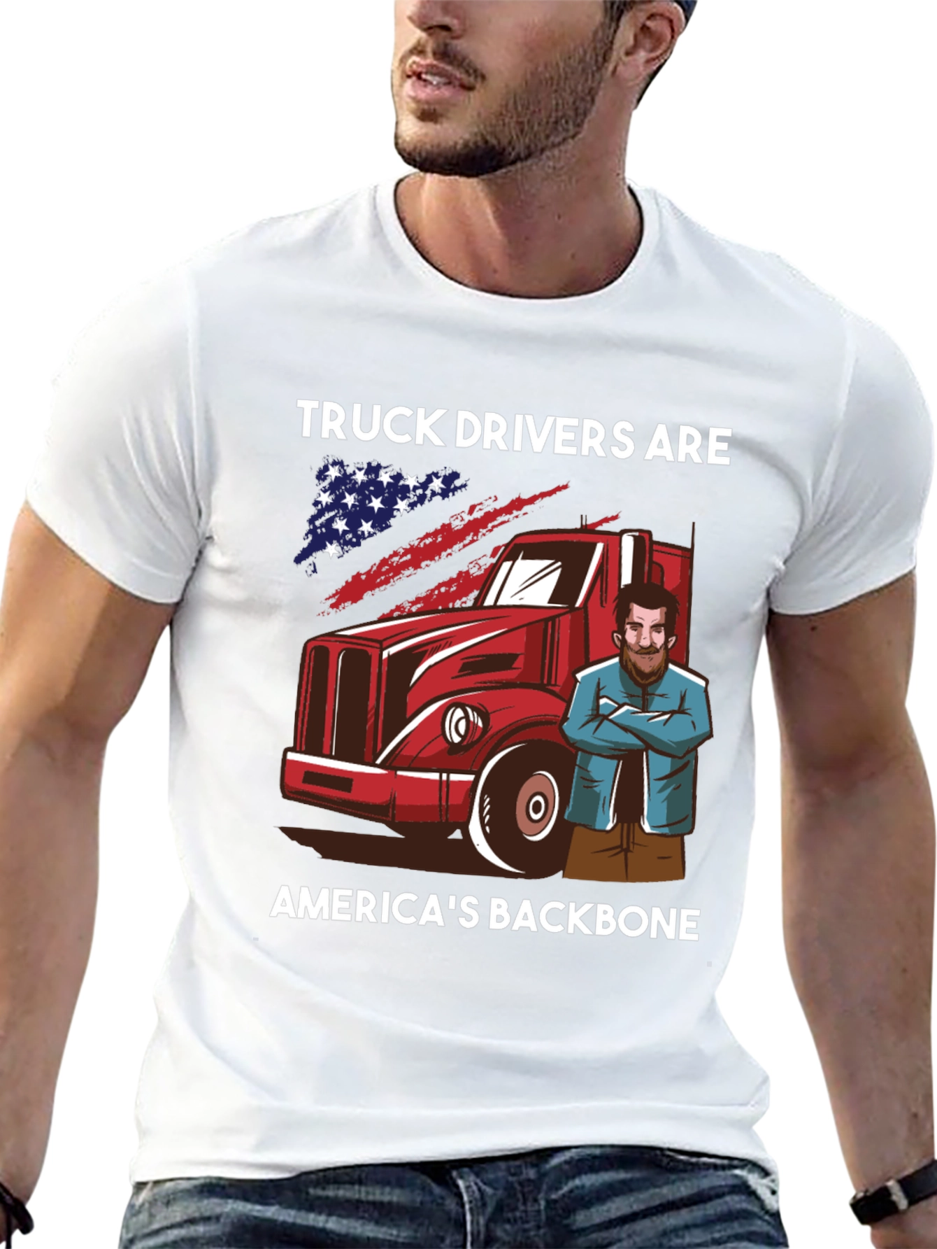 Truck Drivers: Americas Backbone T-Shirt