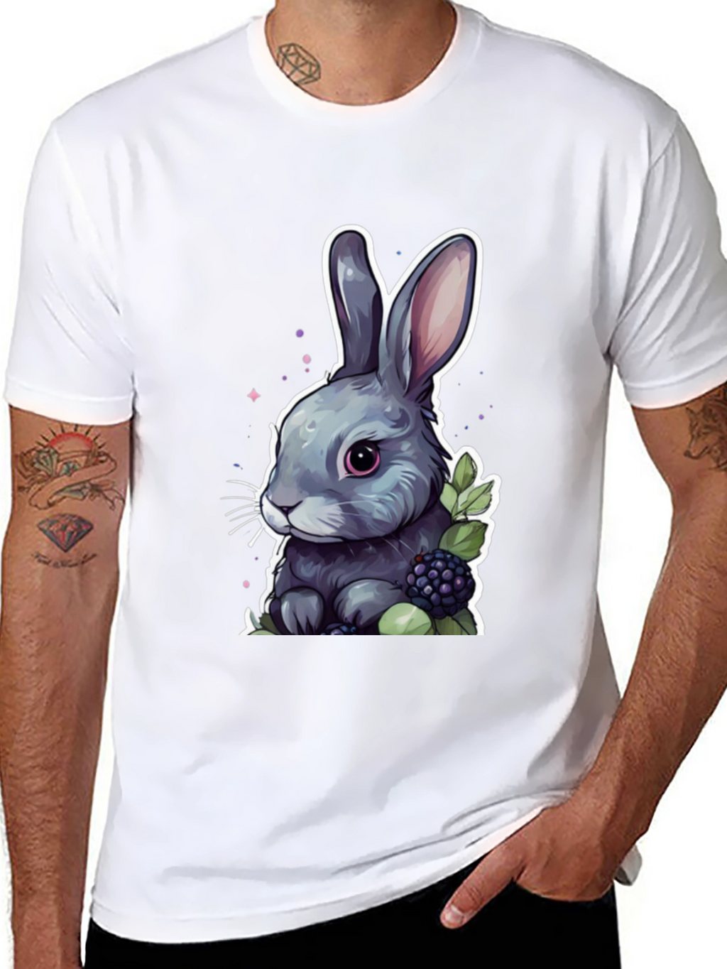 Cute Bunny Graphic T-Shirt