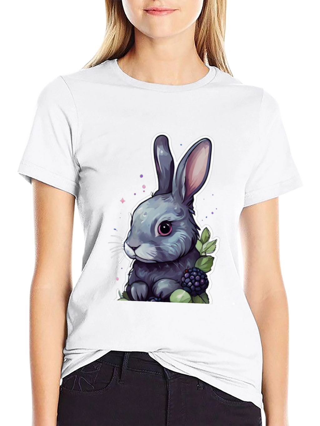 Cute Bunny Graphic T-Shirt