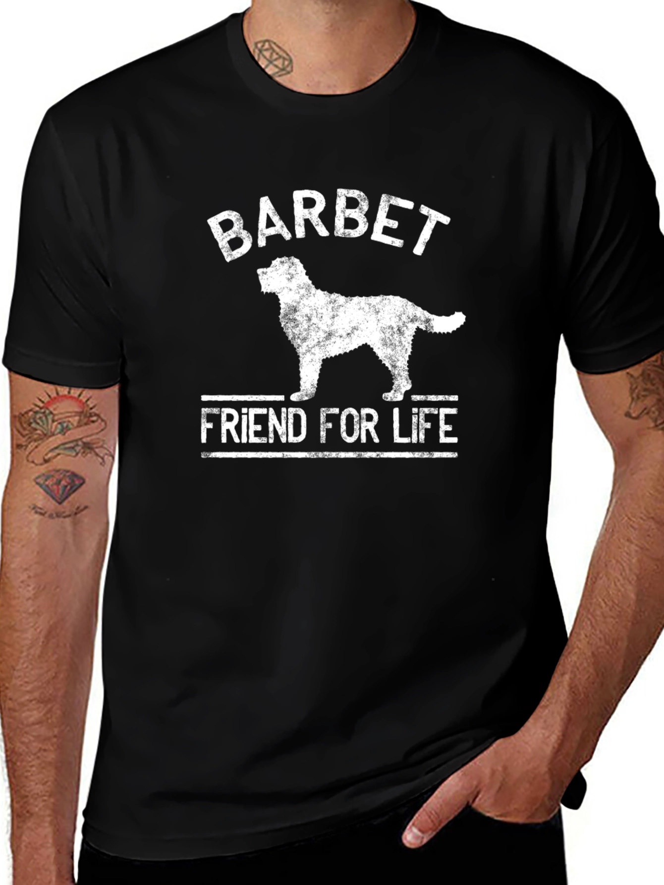 Barbet Friend For Life T-Shirt - Dog Lover Tee