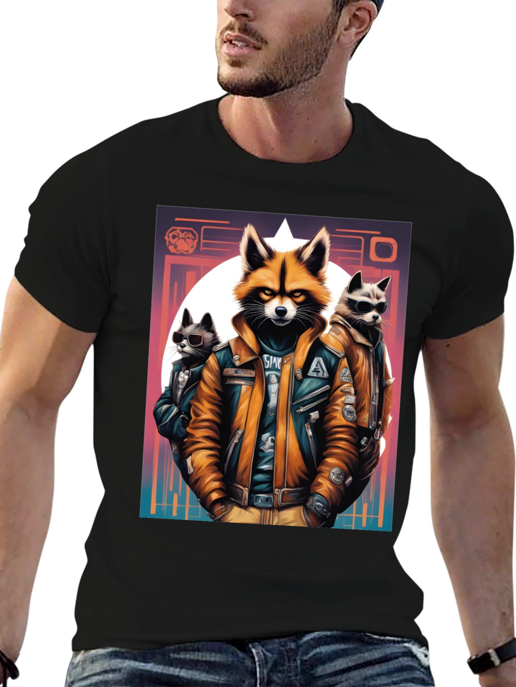 Cool Raccoon Gang T-Shirt