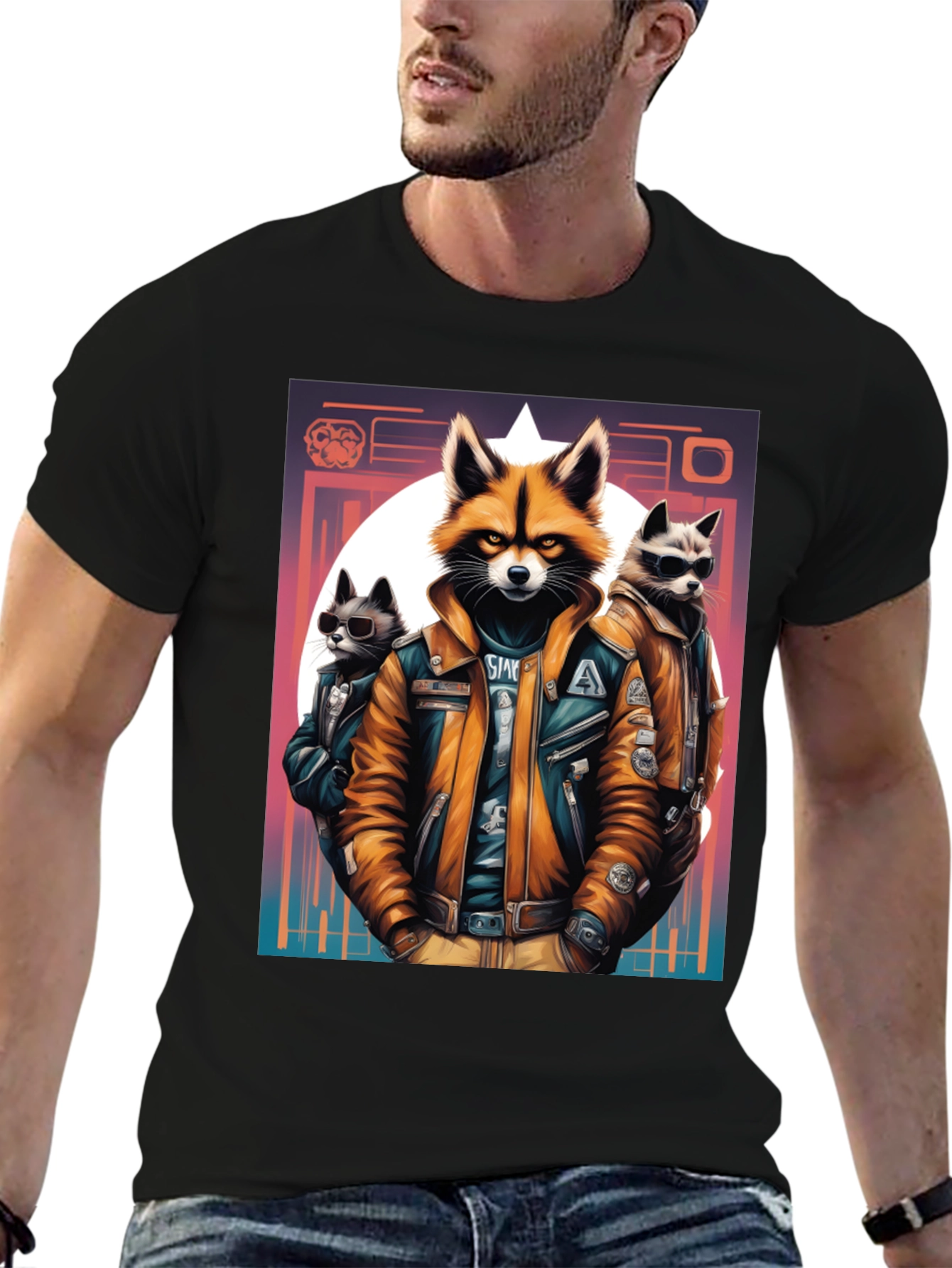 Cool Raccoon Gang T-Shirt