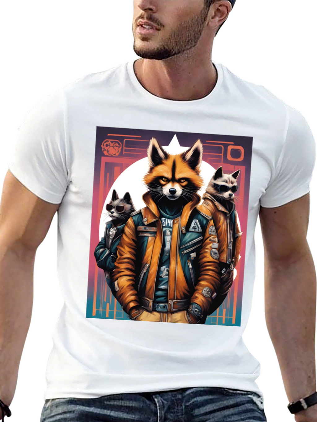 Cool Raccoon Gang T-Shirt