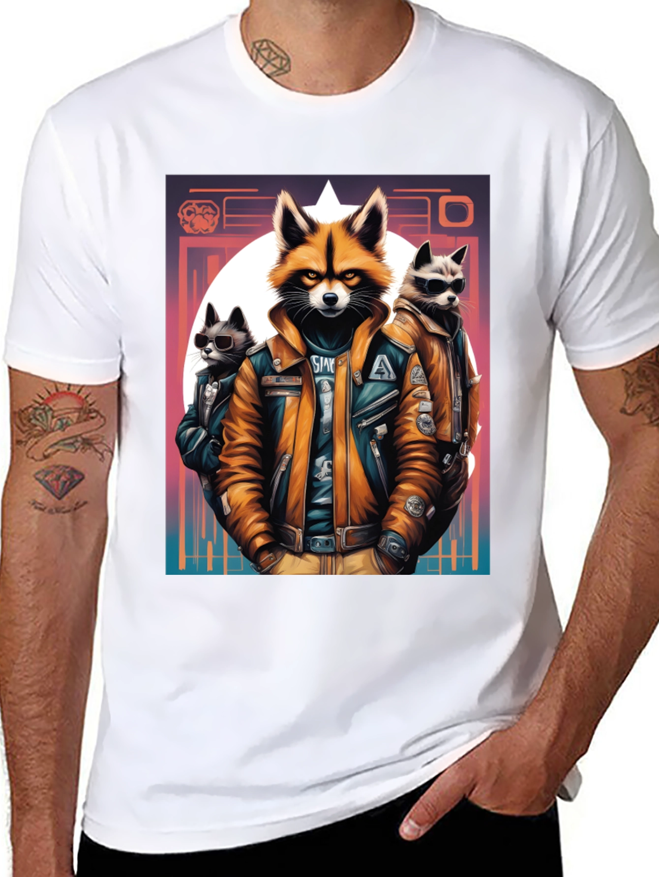 Cool Raccoon Gang T-Shirt
