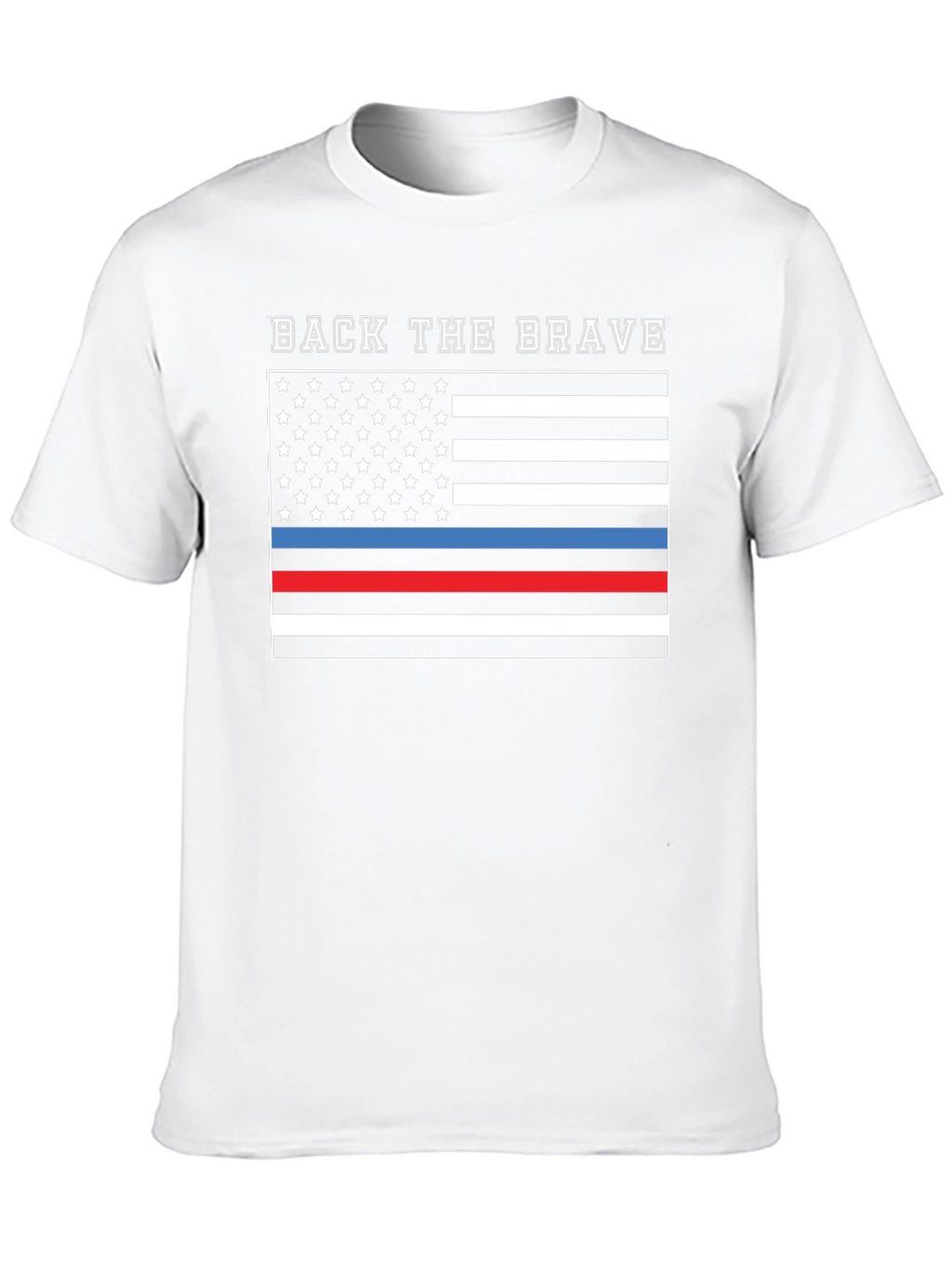Back the Brave Flag Graphic T-Shirt