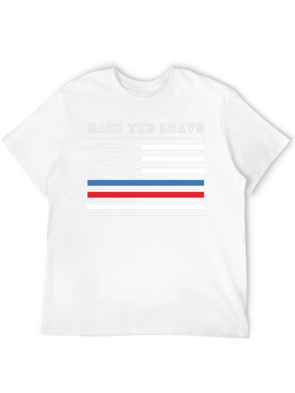 Back the Brave Flag Graphic T-Shirt