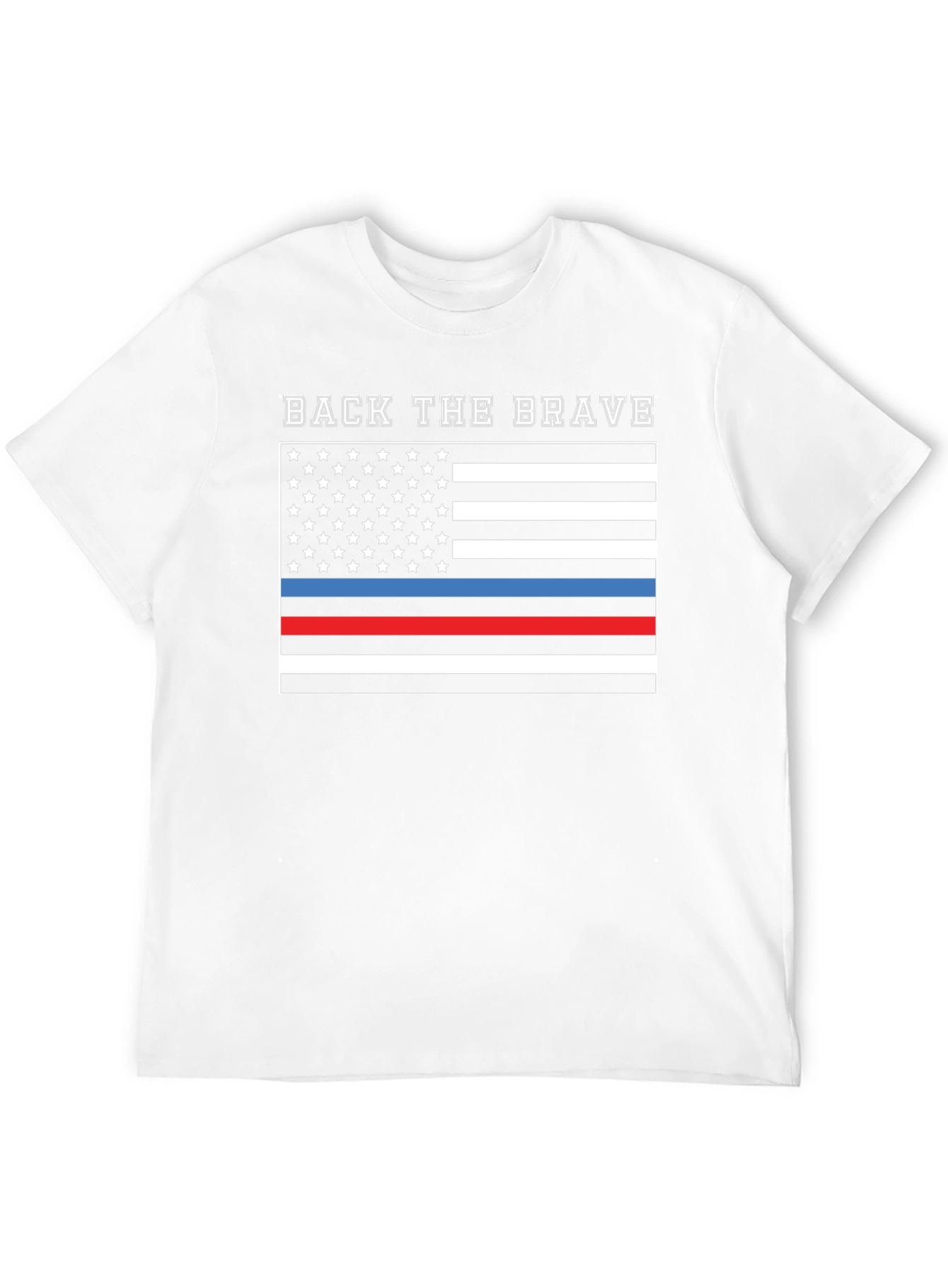 Back the Brave Flag Graphic T-Shirt