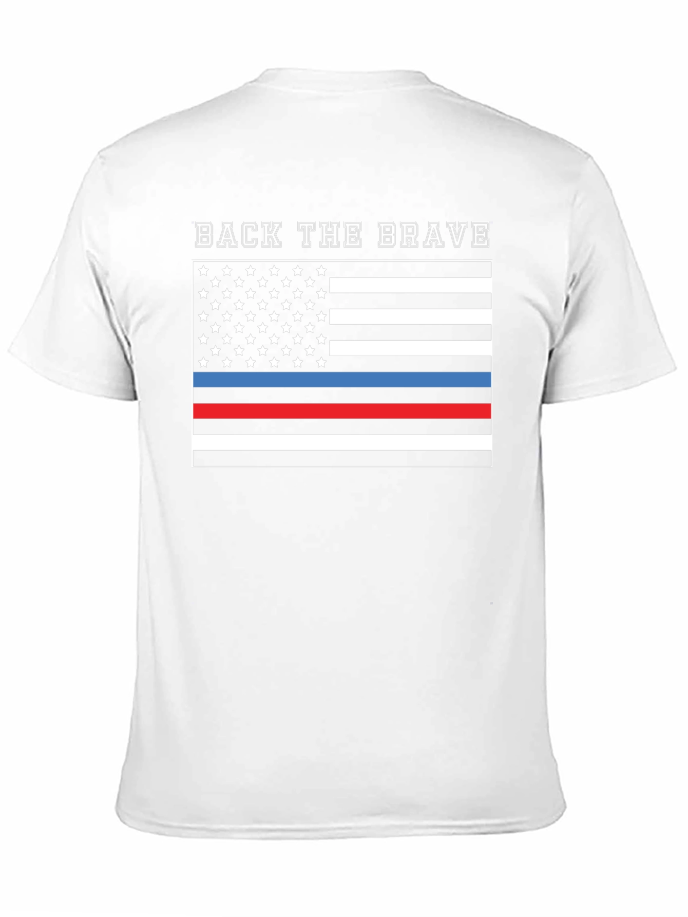 Back the Brave Flag Graphic T-Shirt
