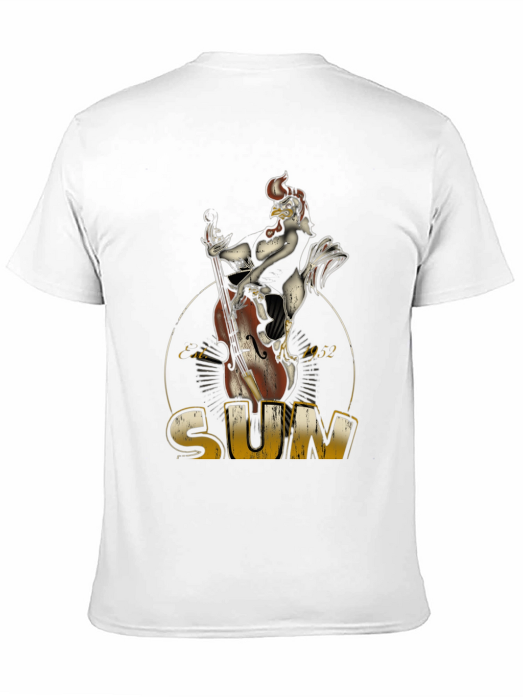 Cool Chicken Bassist Black T-Shirt