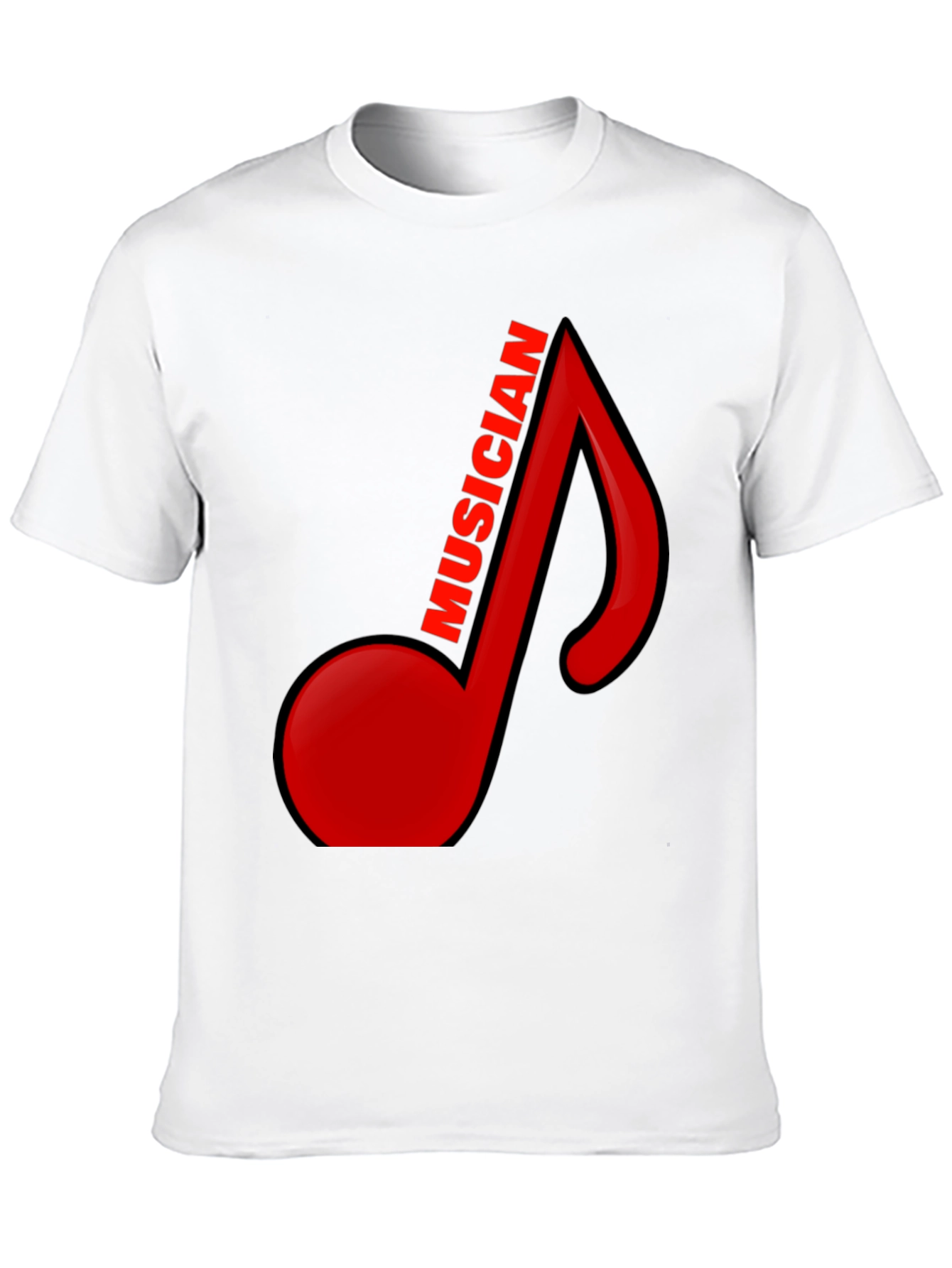Musician Note Black Graphic Tee