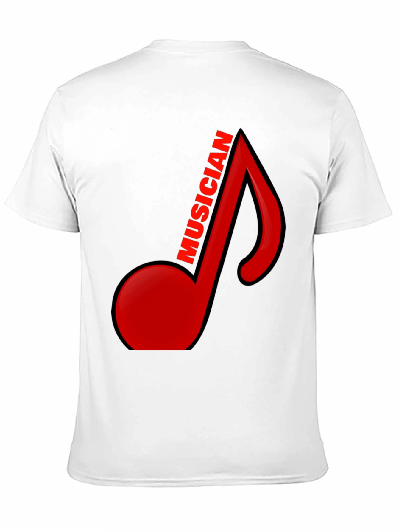 Musician Note Black Graphic Tee