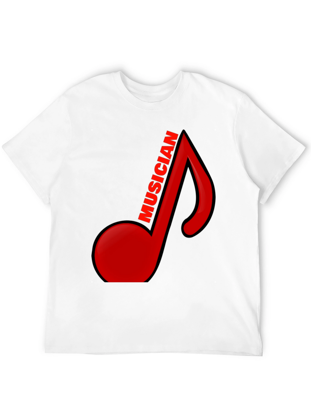 Musician Note Black Graphic Tee