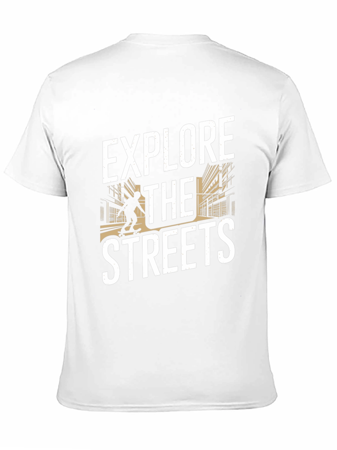 Explore the Streets Black Graphic T-Shirt
