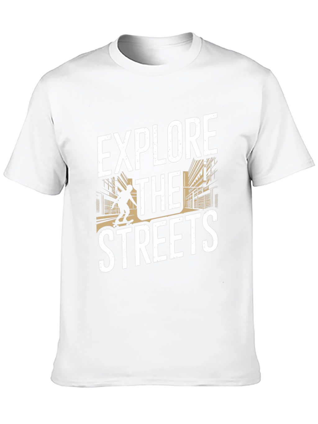 Explore the Streets Black Graphic T-Shirt