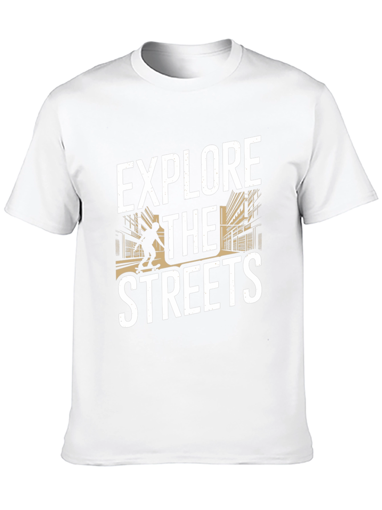Explore the Streets Black Graphic T-Shirt