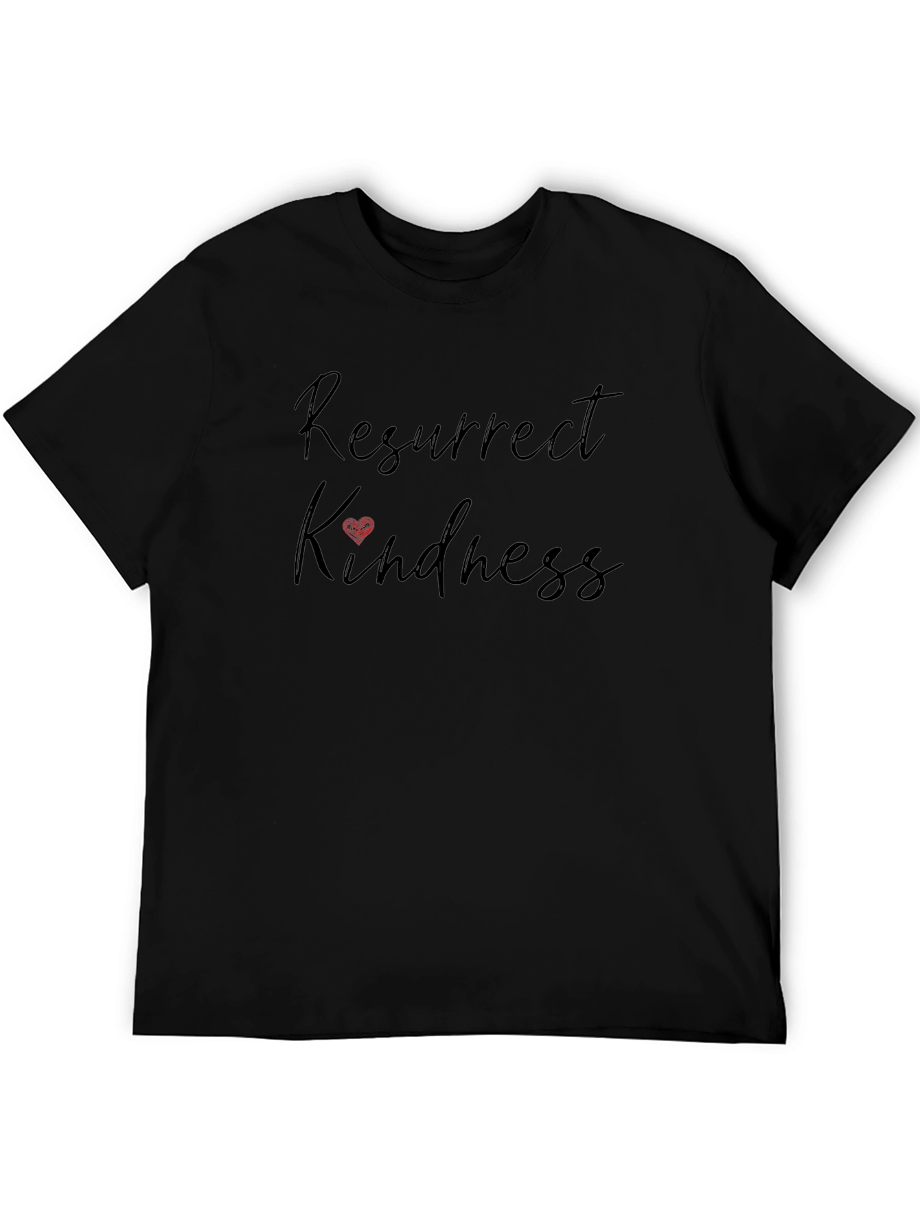 Resurrect Kindness Black Graphic Tee