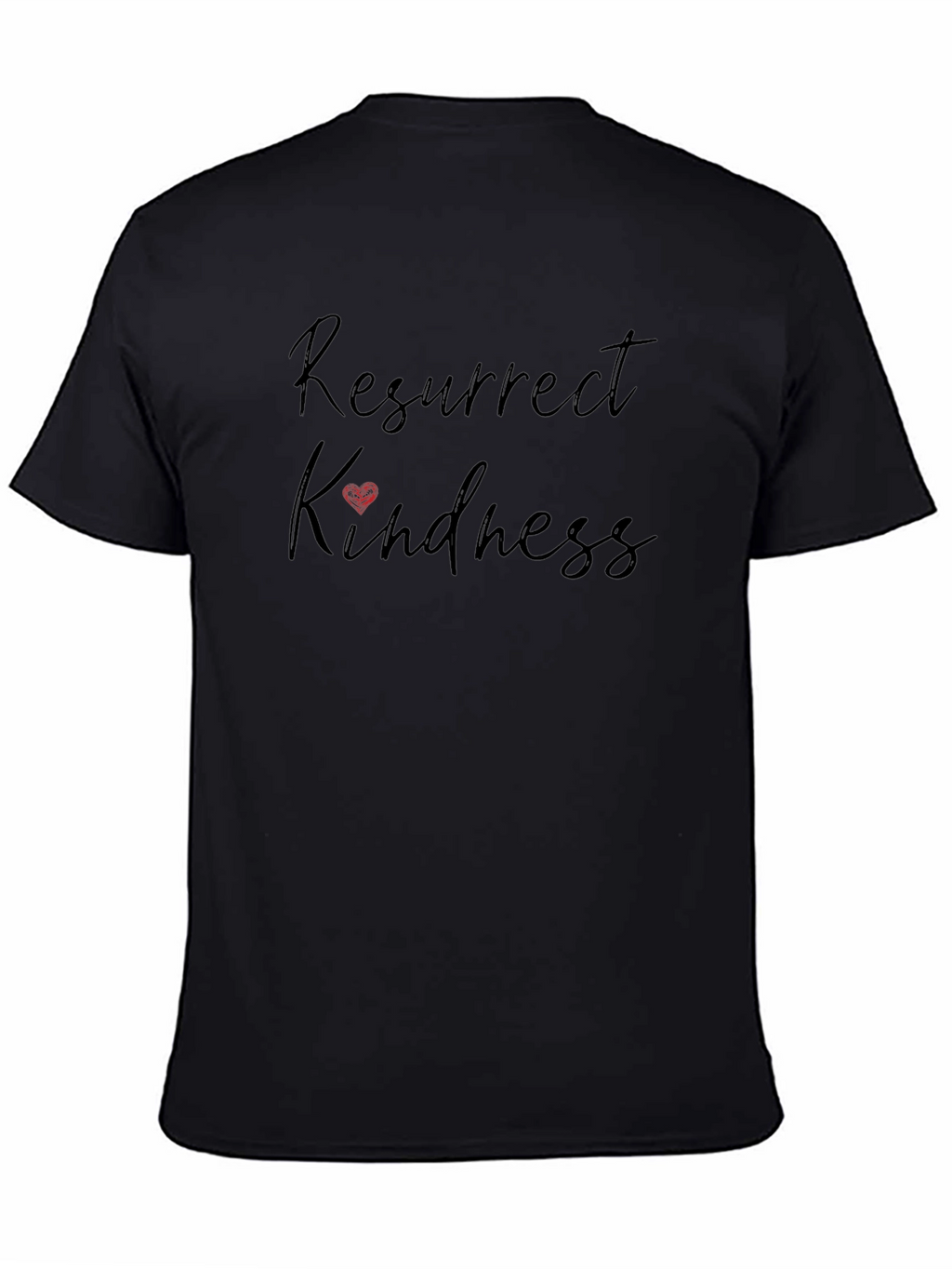 Resurrect Kindness Black Graphic Tee