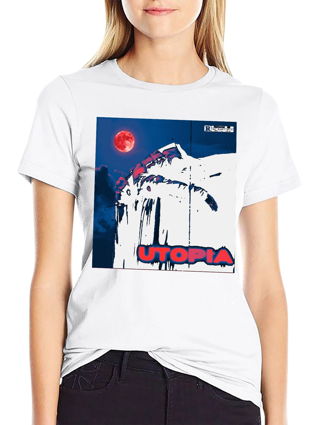 Utopia Graphic T-Shirt - Trendy Streetwear