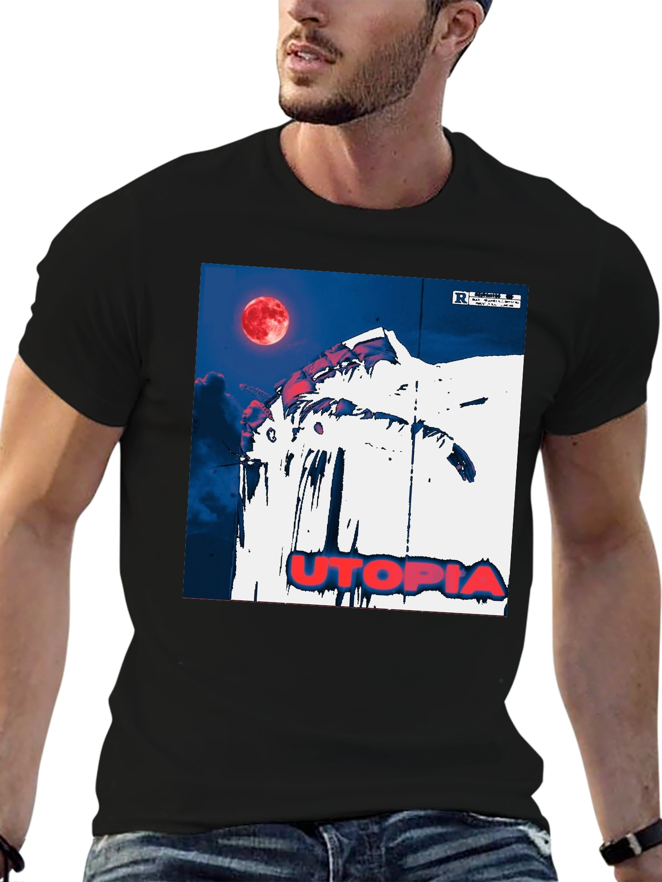 Utopia Graphic T-Shirt - Trendy Streetwear