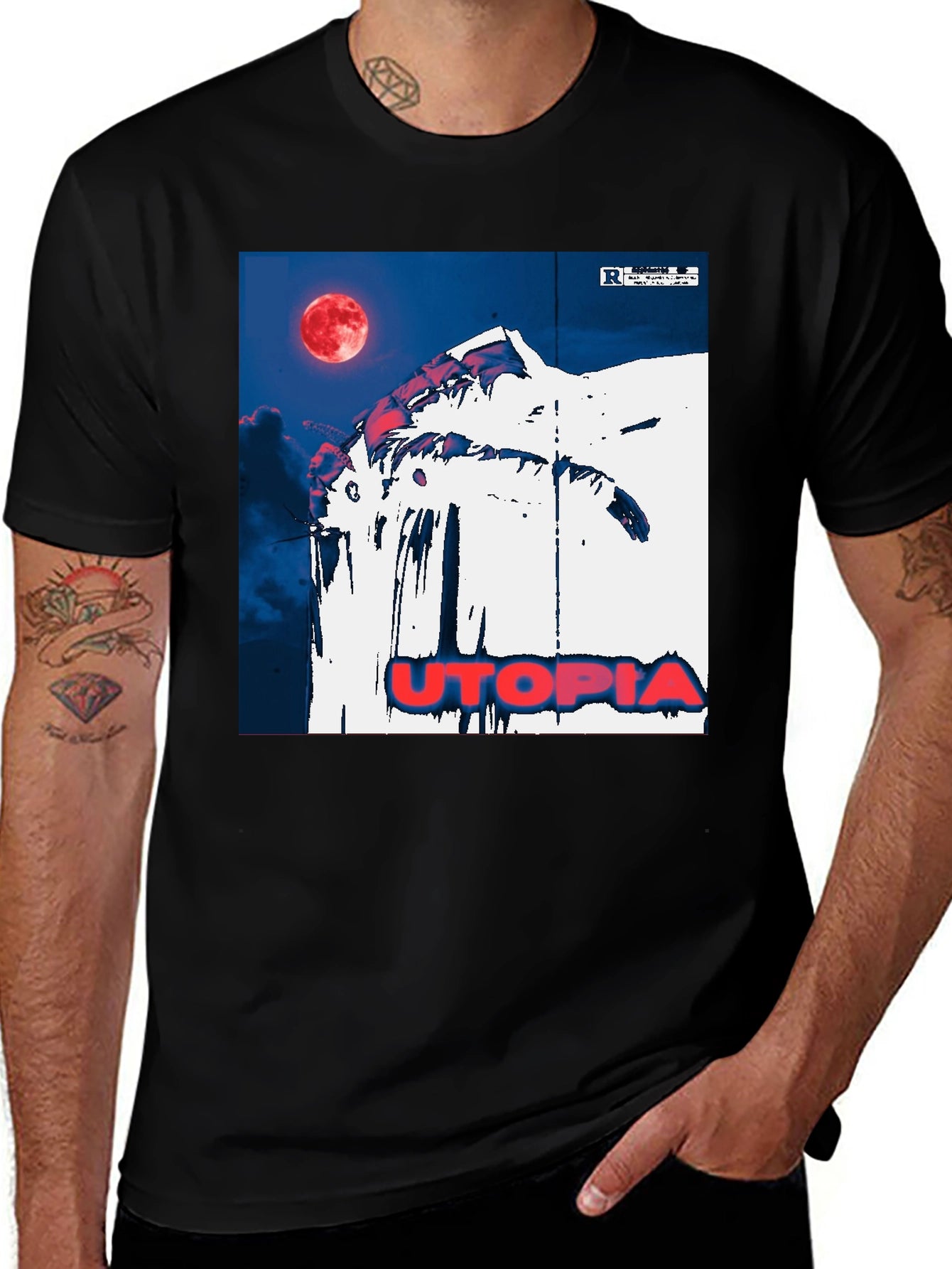 Utopia Graphic T-Shirt - Trendy Streetwear