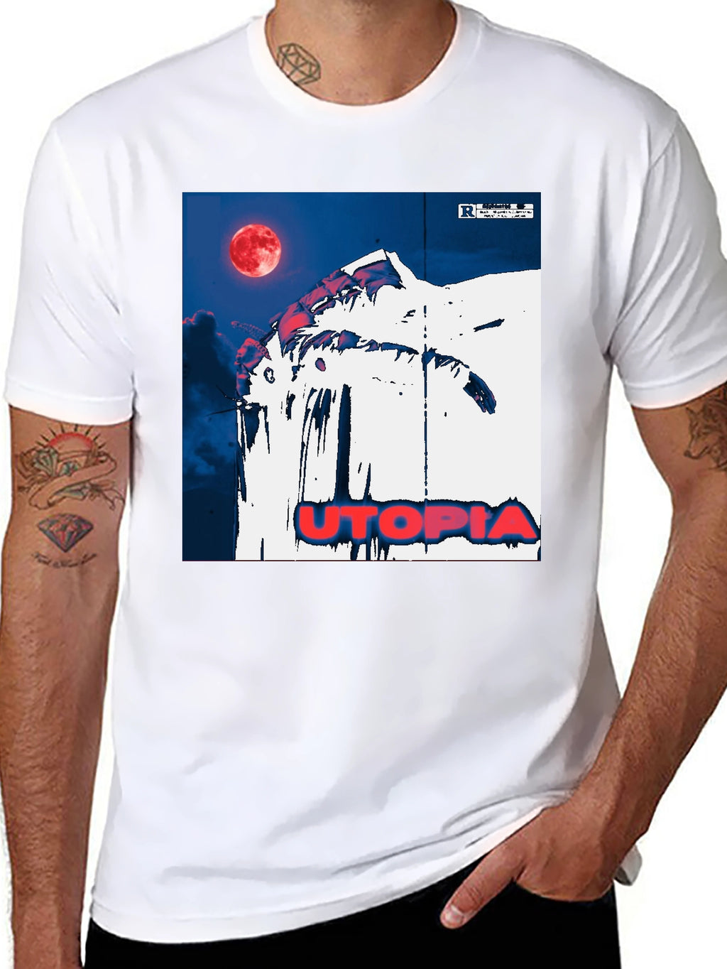 Utopia Graphic T-Shirt - Trendy Streetwear