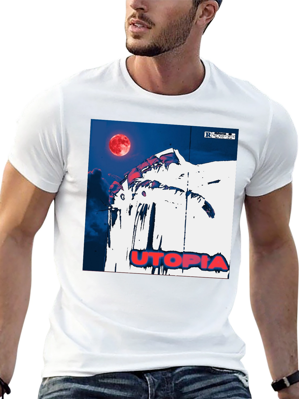 Utopia Graphic T-Shirt - Trendy Streetwear