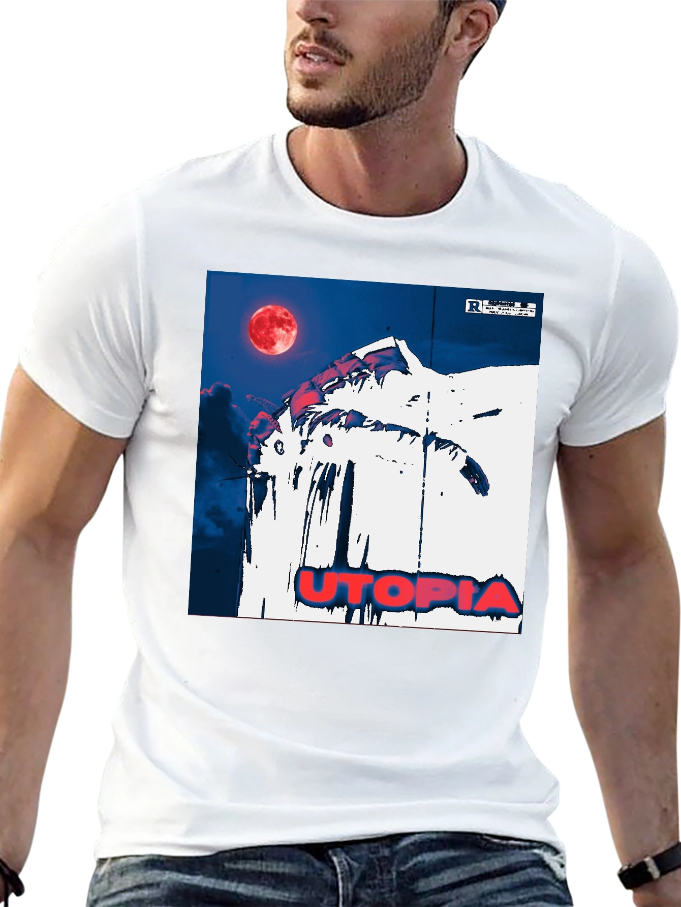 Utopia Graphic T-Shirt - Trendy Streetwear