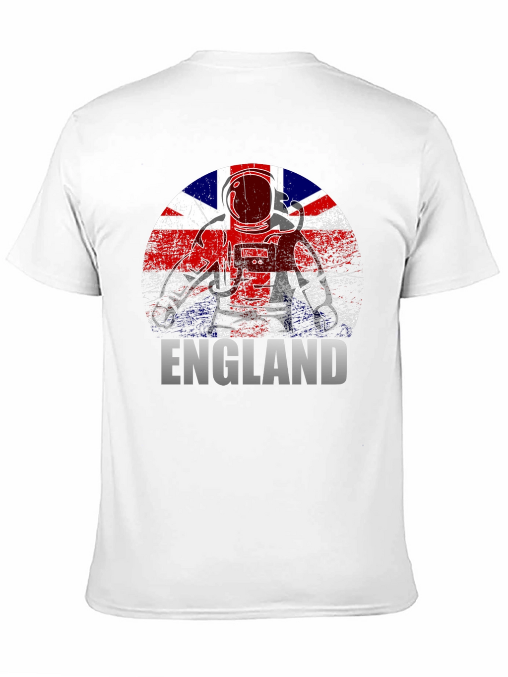 England Astronaut T-Shirt - Union Jack Flag Design