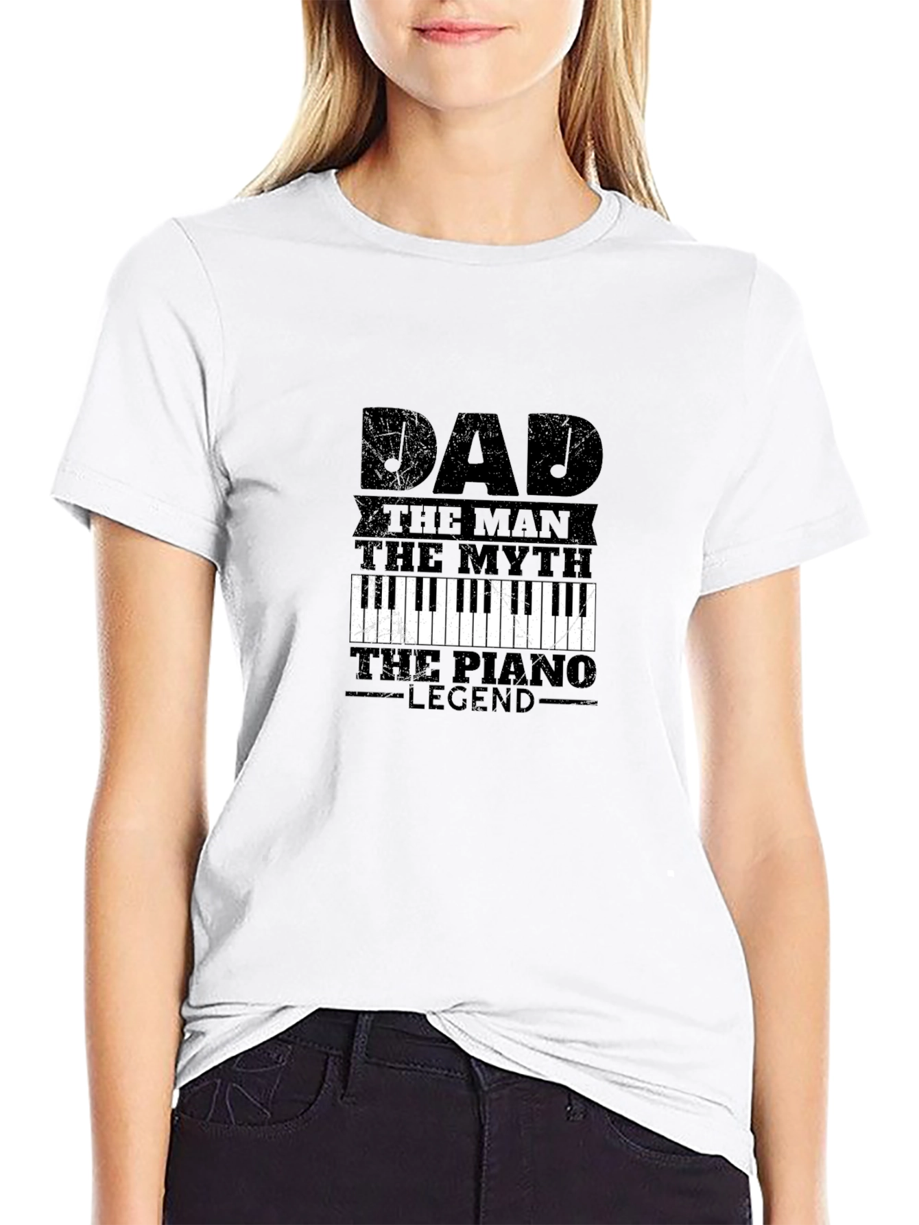Dad Piano Legend T-Shirt - Fathers Day