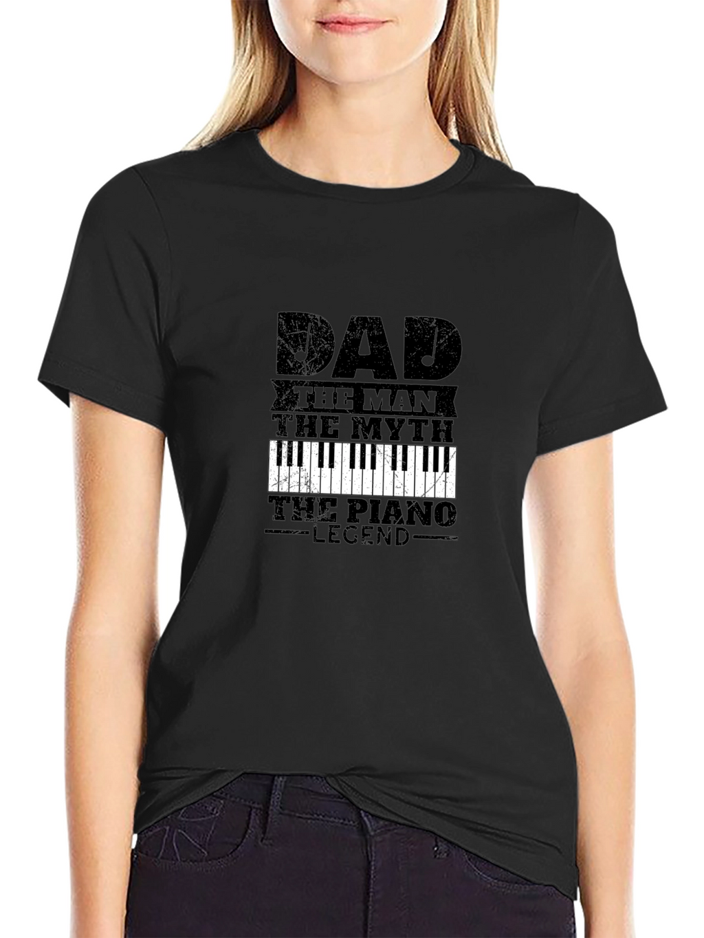 Dad Piano Legend T-Shirt - Fathers Day