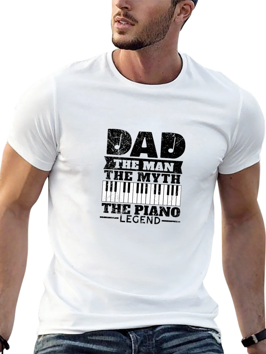 Dad Piano Legend T-Shirt - Fathers Day