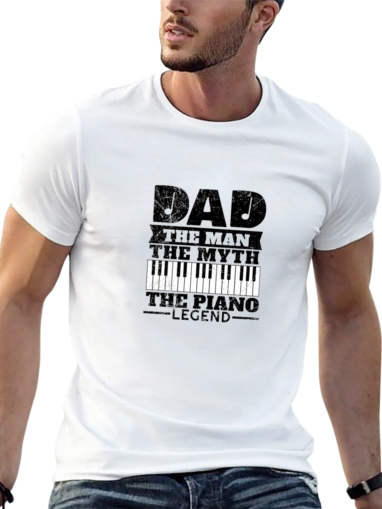 Dad Piano Legend T-Shirt - Fathers Day
