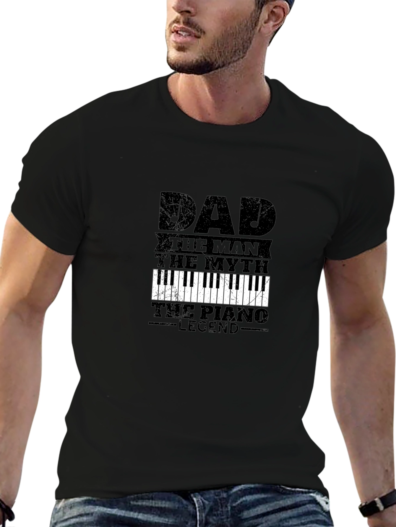 Dad Piano Legend T-Shirt - Fathers Day