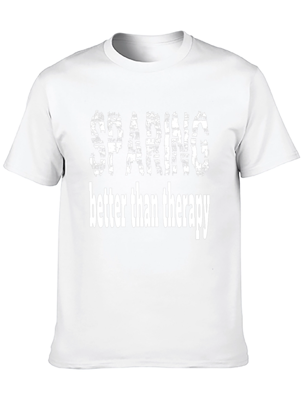 Sparring Better Than Therapy Black T-Shirt