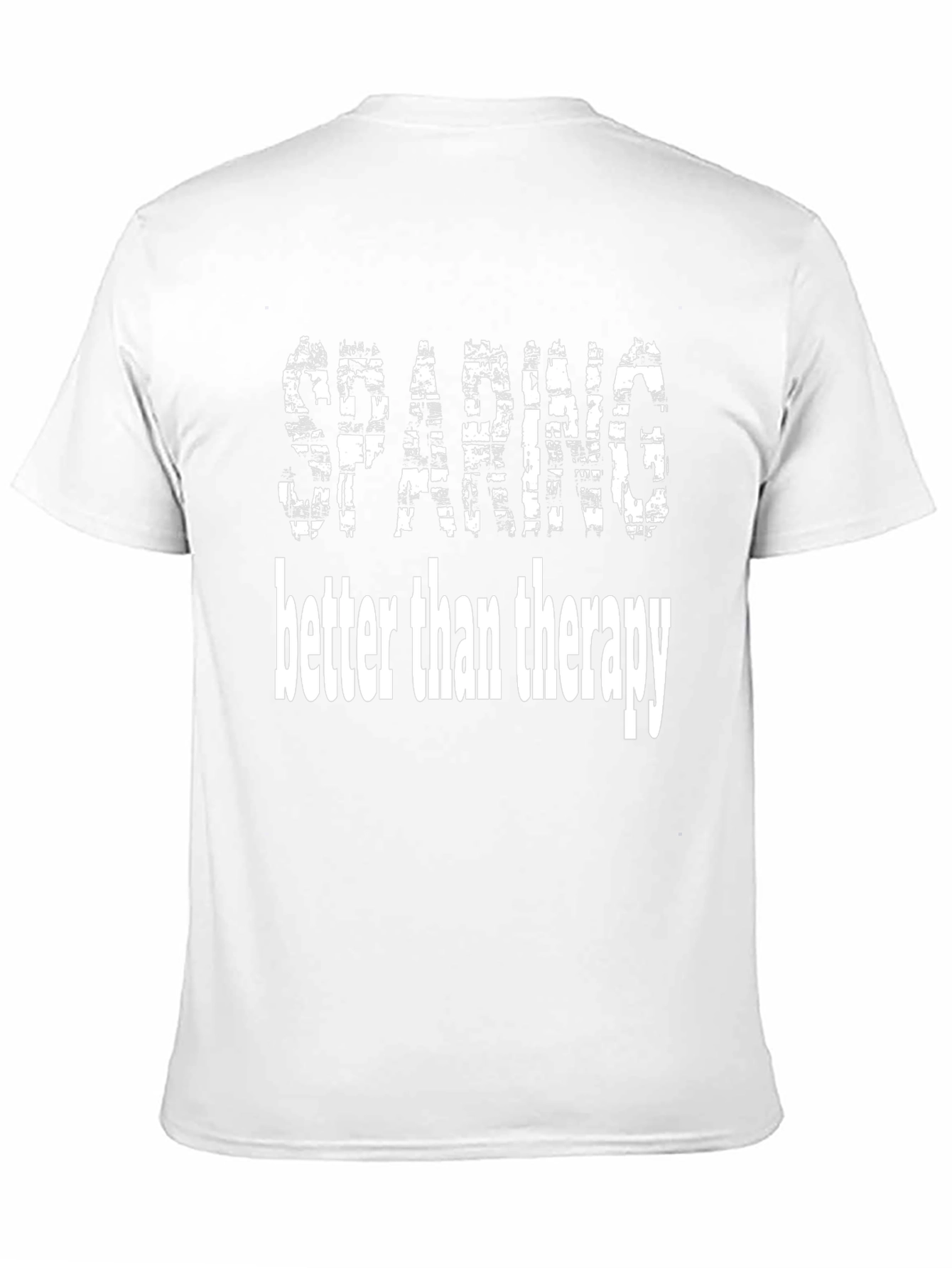 Sparring Better Than Therapy Black T-Shirt