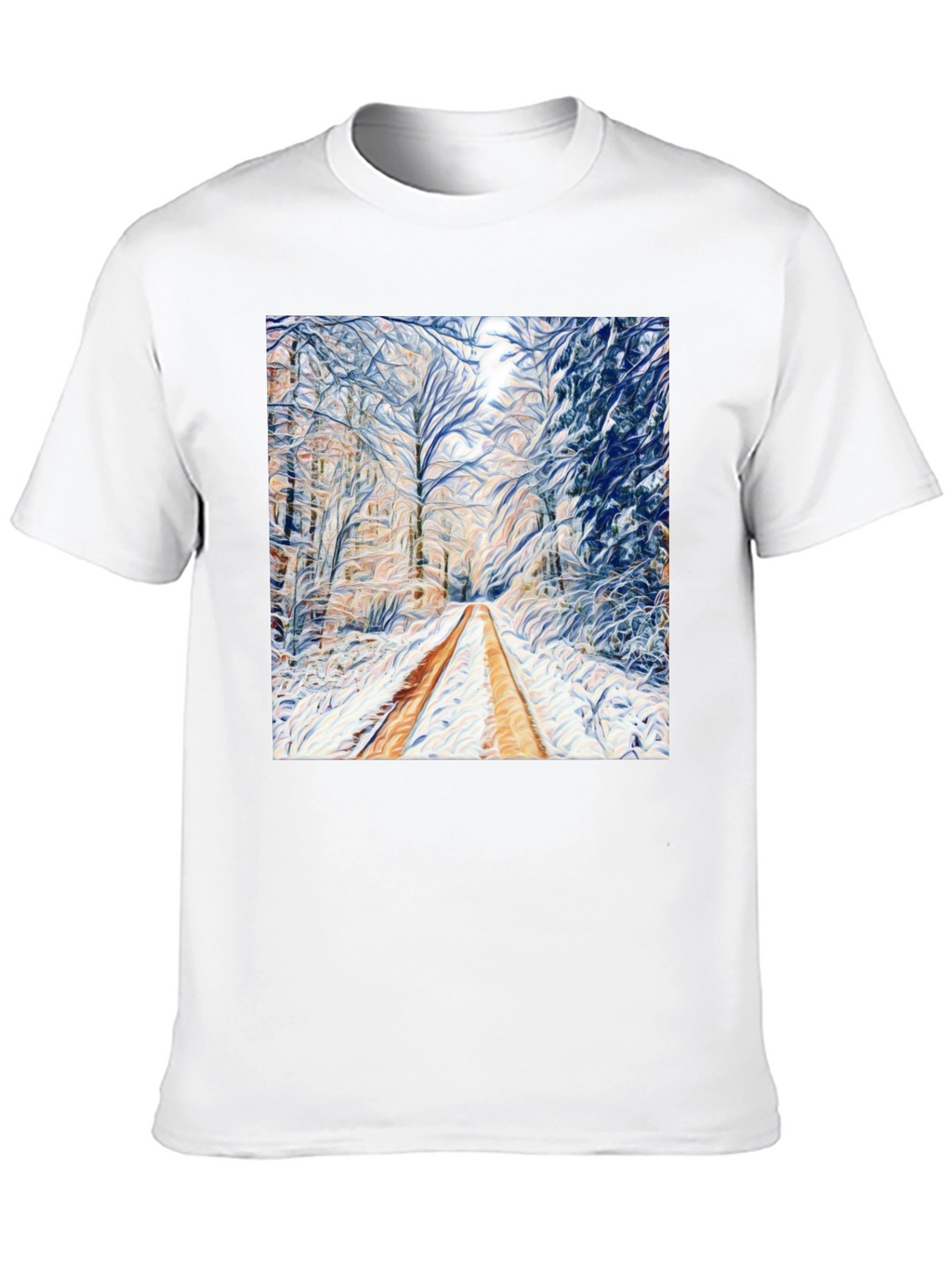 Winter Forest Art T-Shirt