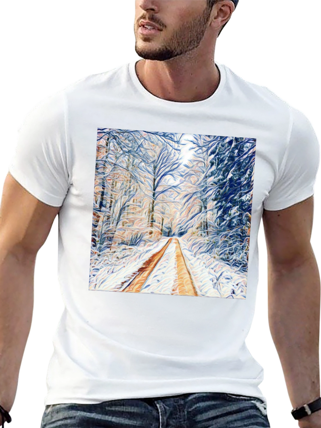 Winter Forest Art T-Shirt