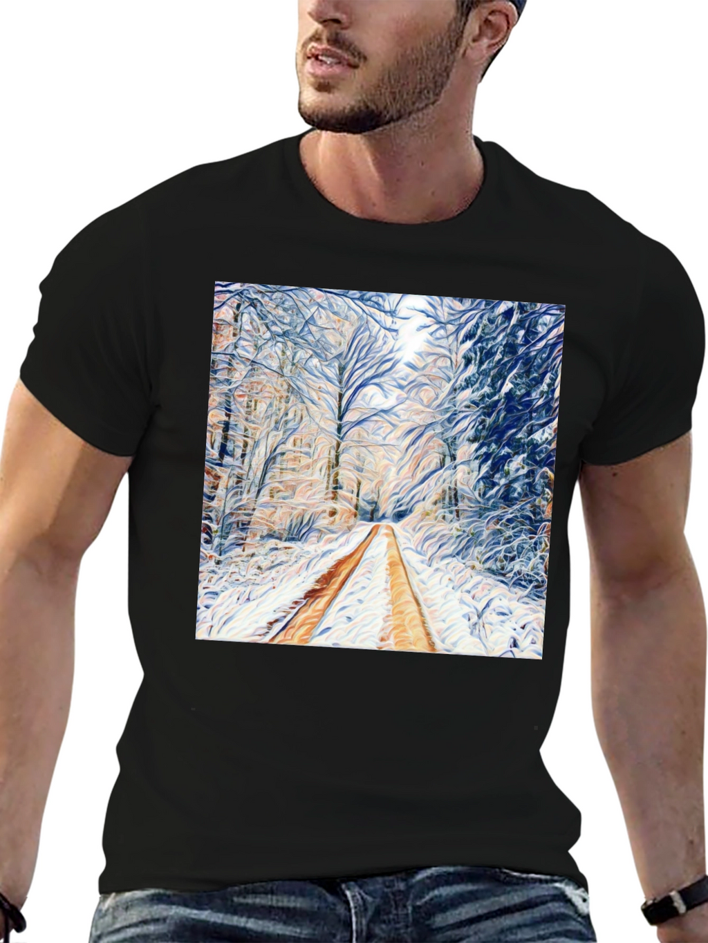 Winter Forest Art T-Shirt